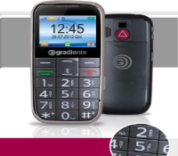 Celular SafePhone Gradiente - Celular para idoso e baixa vis